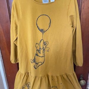 Disney Store Winnie the Pooh Yellow  Dress